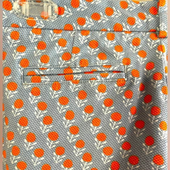 Serena & Lily Bold Floral Print Women’s Khaki Pants, Pockets, 10 (runs small) - Picture 7 of 9